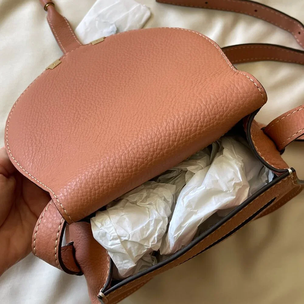 NWT Chloe Marcie Mini Bag // Muted Brown (Soft Pink) - Picture 4 of 15